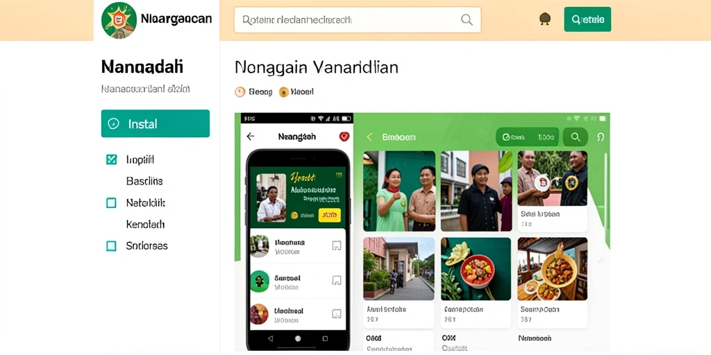 Tampilan antarmuka yang menarik dan mudah dinavigasi.