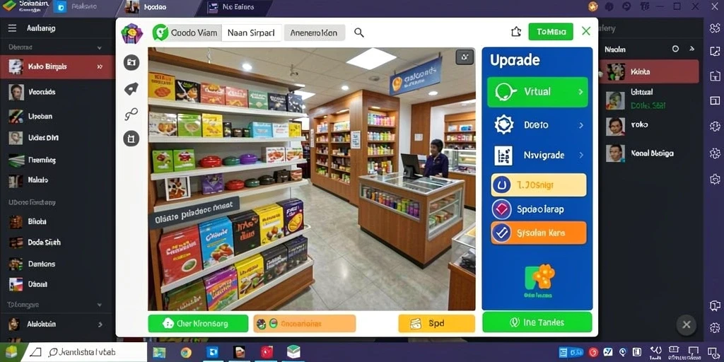Tangkapan layar menampilkan petualangan di level baru.