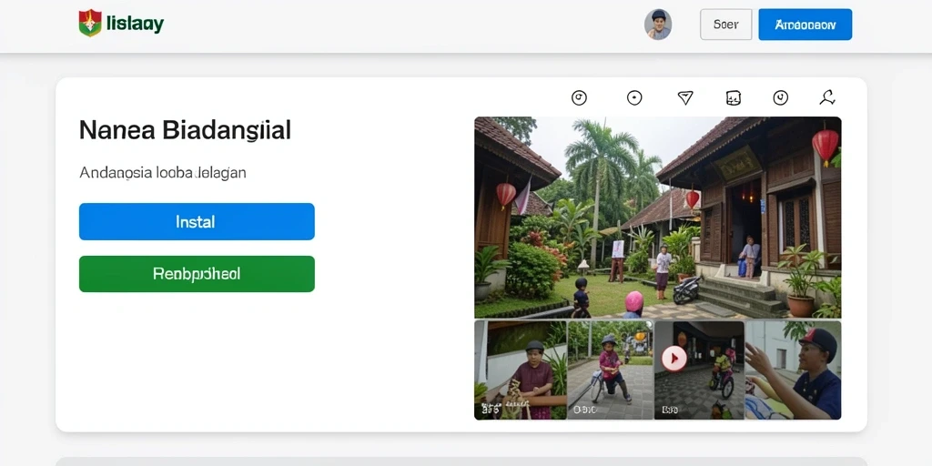 Tampilan antarmuka utama yang intuitif dan mudah digunakan.
