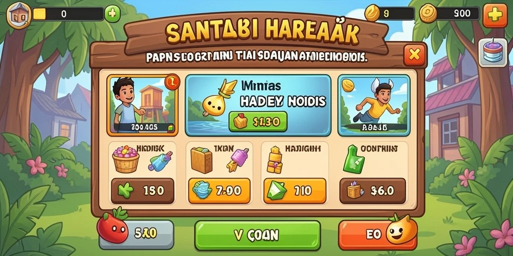 Tampilan awal permainan BUAH4D yang cerah dan mengundang.