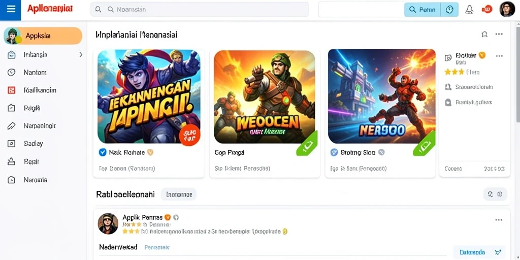 Tampilan antarmuka yang menarik dan user-friendly.