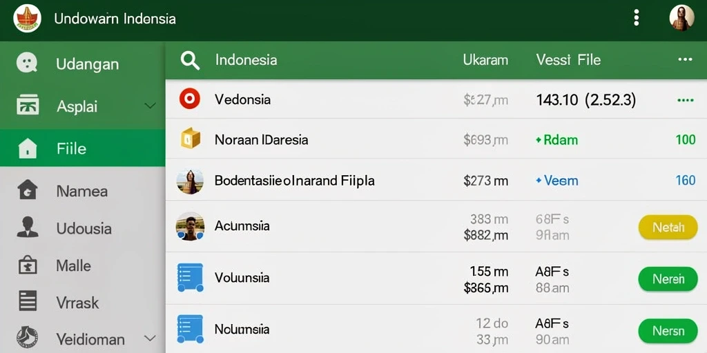 Tampilan antarmuka yang bersih dan modern.
