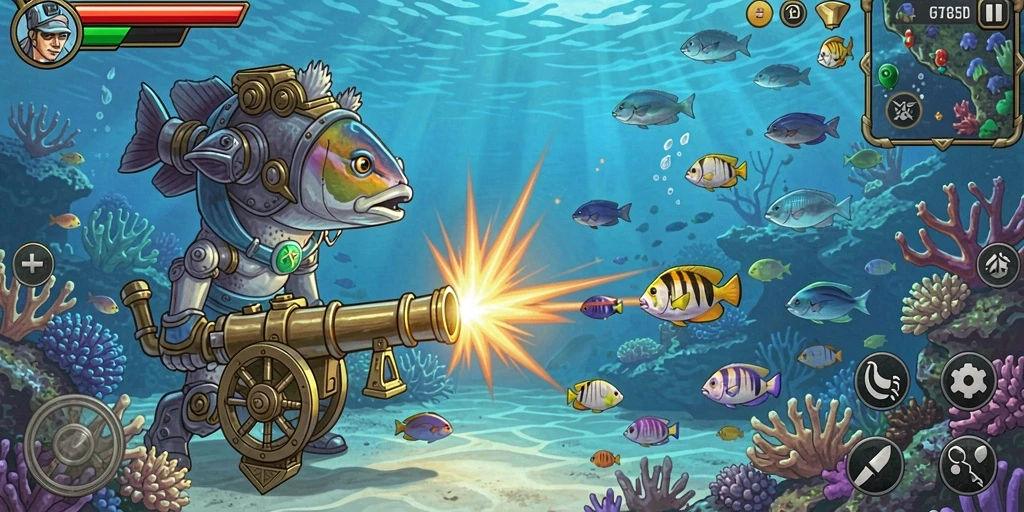 Screenshot menampilkan gameplay yang mendebarkan.