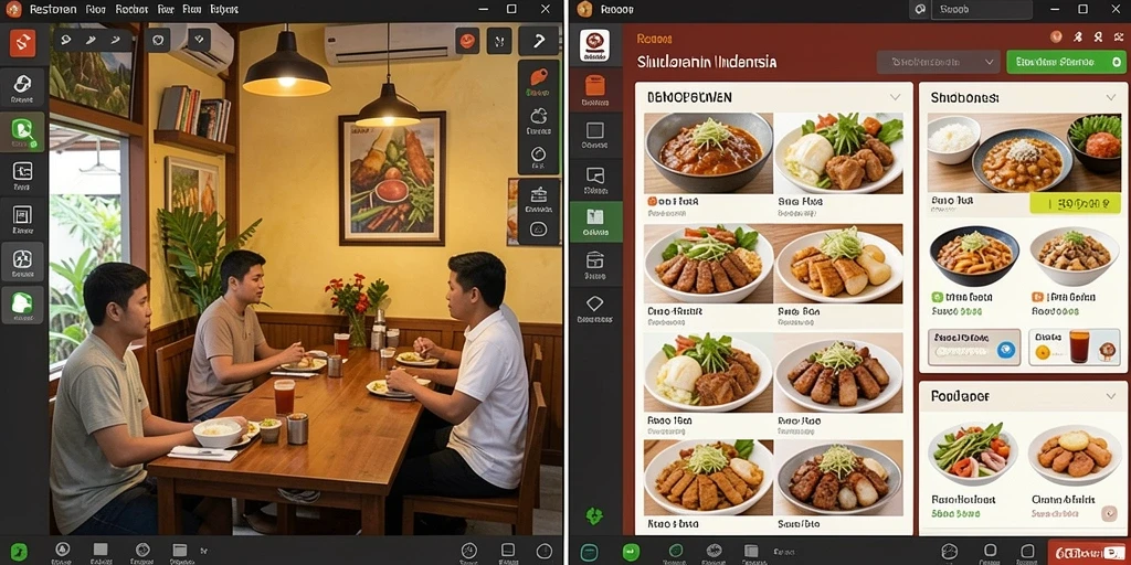 Tampilan antarmuka yang user-friendly dan interaktif.
